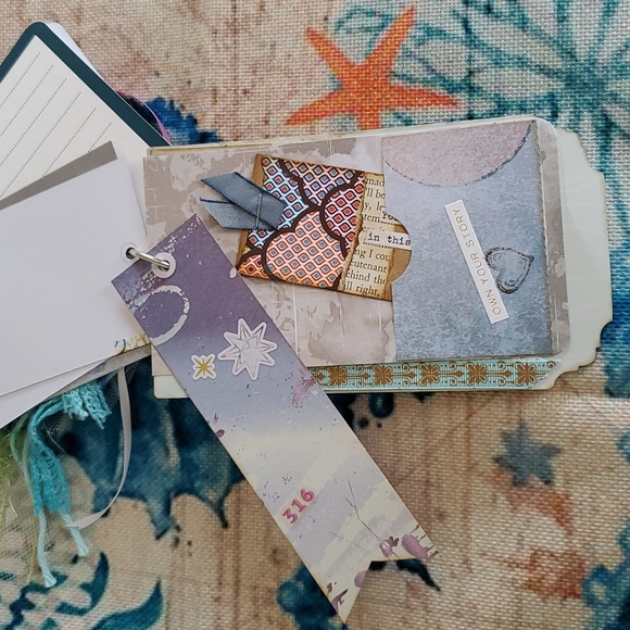 π2xHPπ"Make Today Count" Personal Shabby Chic Flip Journal - Picture 12 of 16